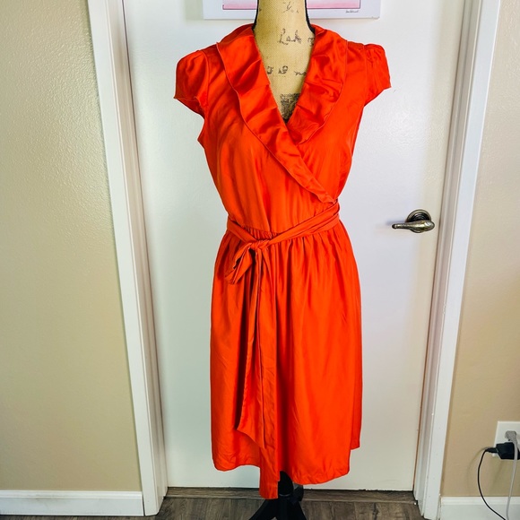 Banana Republic Dresses & Skirts - Banana Republic Midi Wrap Dress Size 8 Festive Holiday Summer Beach Date